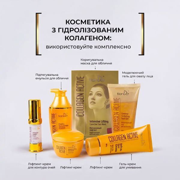 Тонік для обличчя зволожуючий TianDe з колагеном &mdash; тонус та пружність шкіри, 150 г 12712 фото
